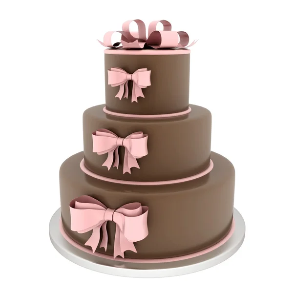 Gâteau élégant aux détails floraux